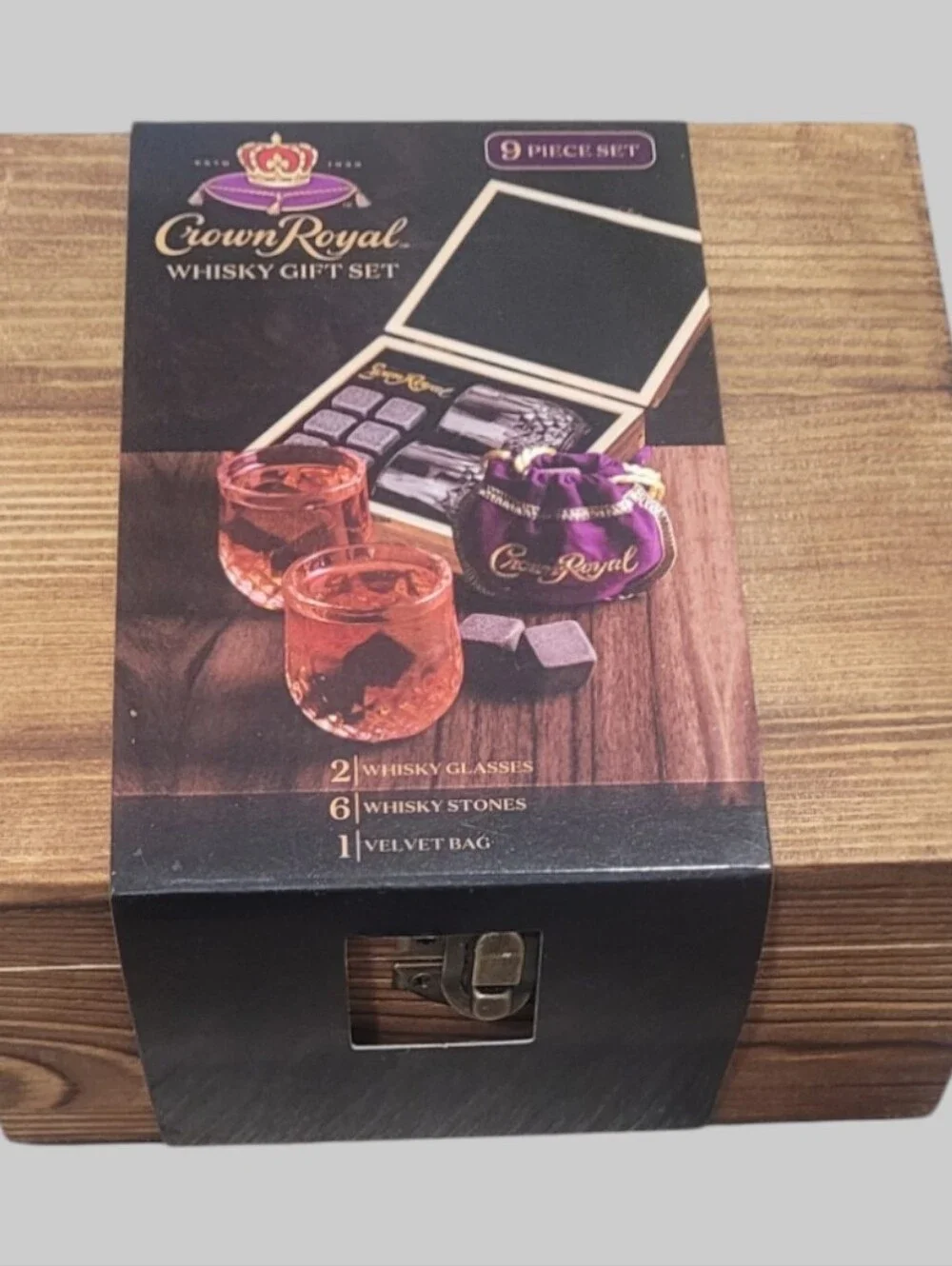 Crown Royal & Co. 9-Piece Whiskey Gift Box Set